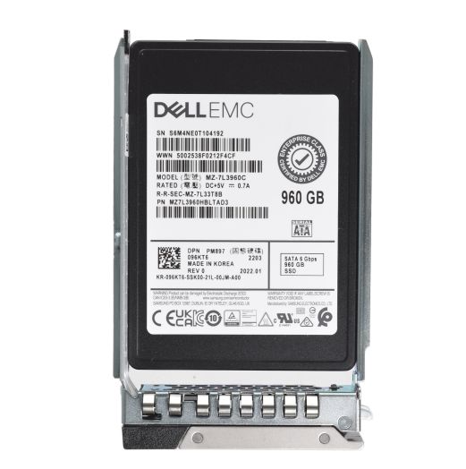 Dell Samsung PM897 2.5" 960GB 6GBPS MU SATA SSD Drive - 96KT6 MZ-7L3960C