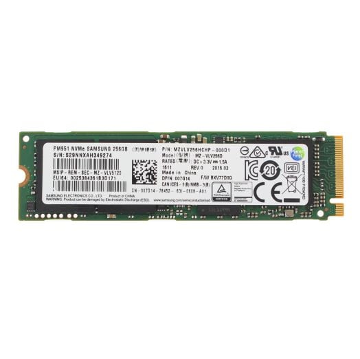 Dell Samsung PM951 M.2 256GB NVMe SSD Drive - 07G14 MZVLV256HCHP-000D1