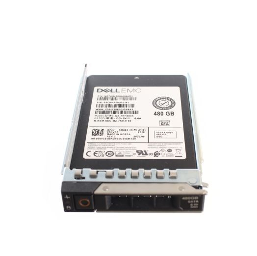 Dell Samsung SM883 2.5" 480GB 6GBPS MU SATA SSD Drive - 3KVC5 MZ7KH480HAHQ0D3