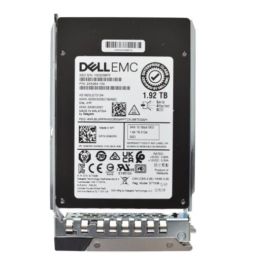 Dell Seagate 2.5" 1.92TB 12GBPS 512e SED MU SAS SSD Drive - N6DRV 2XA264-150