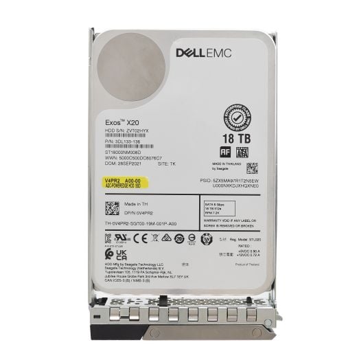 Dell Seagate 3.5" 18TB 7.2K 6GBPS 512e SATA Hard Drive - V4PR2 ST18000NM008D