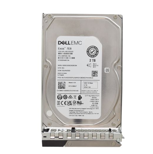 Dell Seagate EXOS 7E8 3.5" 2TB 7.2K 12GBPS SAS Hard Drive - 684JT ST2000NM013A