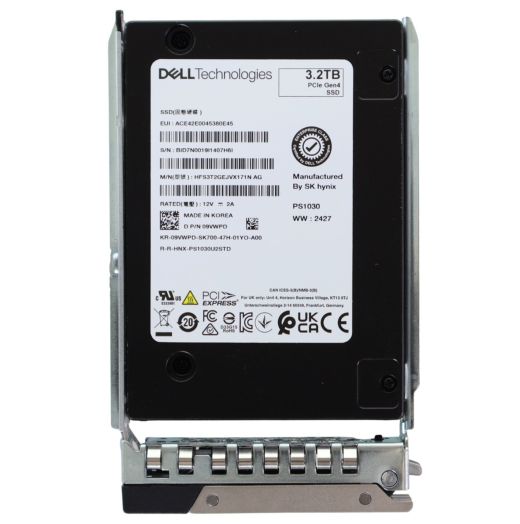 Dell SK Hynix 2.5" 3.2TB Gen 4 MU NVMe SSD Drive - 9VWPD HFS3T2GEJVX171N