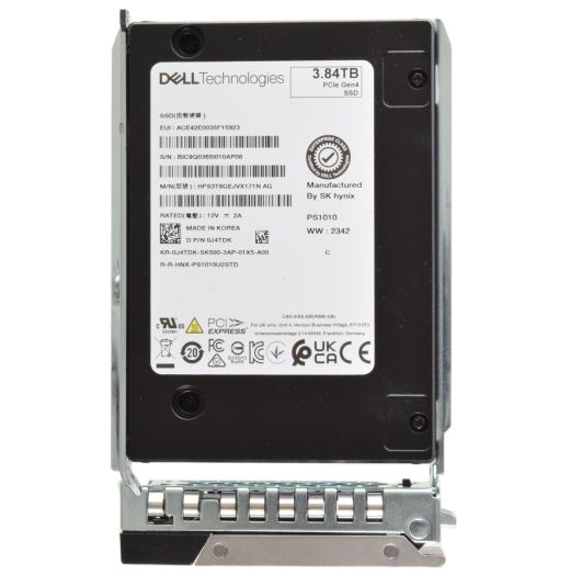 Dell SK Hynix 2.5" 3.84TB Gen 4 NVMe SSD Drive - J4TDK HFS3T8GEJVX171N