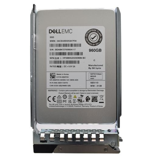 Dell SK Hynix 2.5" 960GB 6GBPS RI SATA SSD Drive - 6NFDV HFS960G3H2X069N