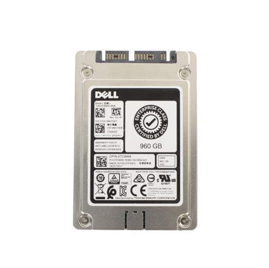 Dell Toshiba 1.8" 960GB 6GBPS SATA SSD Drive - TCWK8 THNSF8960CAME