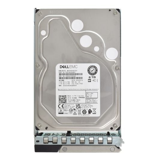 Dell Toshiba 3.5" 8TB 7.2K 12GBPS 512e SAS Hard Drive - NJWMG MG08SDA800EY