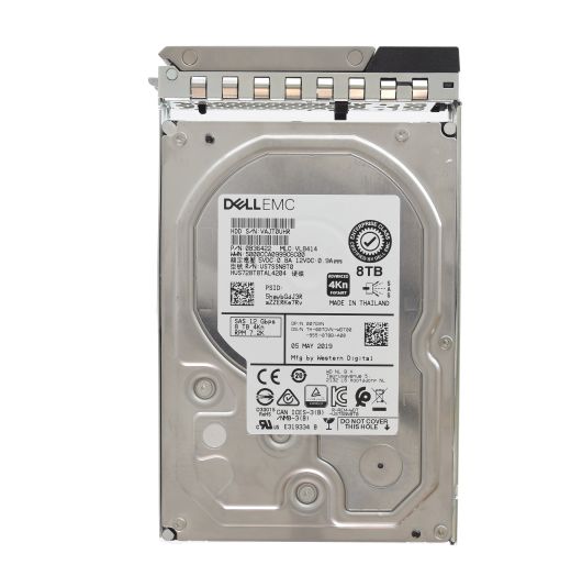 Dell Western Digital 3.5" 8TB 7.2K 12GBPS 4Kn SAS Hard Drive - 07GVN HUS728T8TAL4204