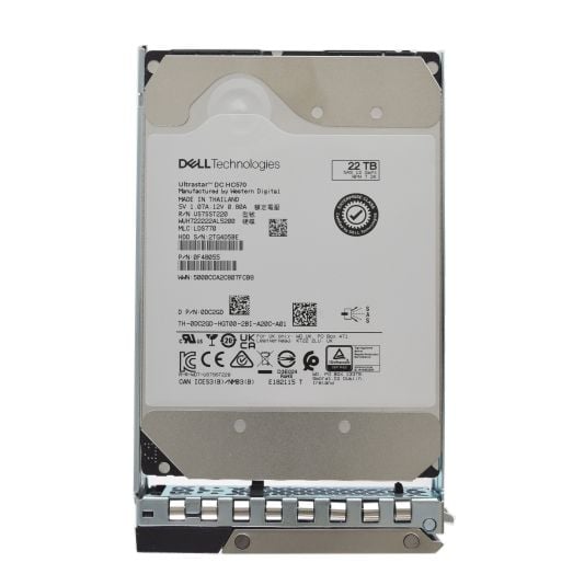 Dell Western Digital DC HC570 3.5" 22TB 7.2K 12GBPS SAS Hard Drive - DC2GD WUH722222AL5200