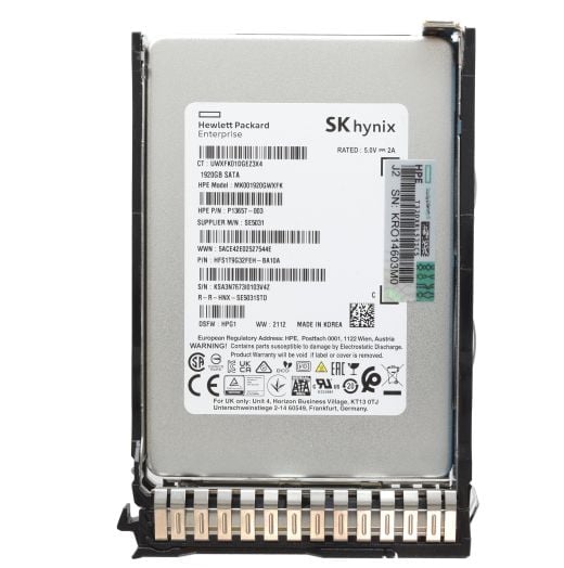 HP SK Hynix 2.5" 1.92TB 6GBPS MU SATA SSD Drive - P18479-001